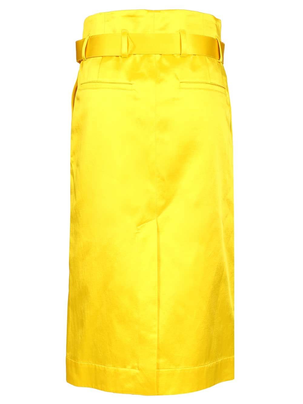 Dries Van Noten Women Seachy Cotton Satin Skirt DRIES VAN NOTEN