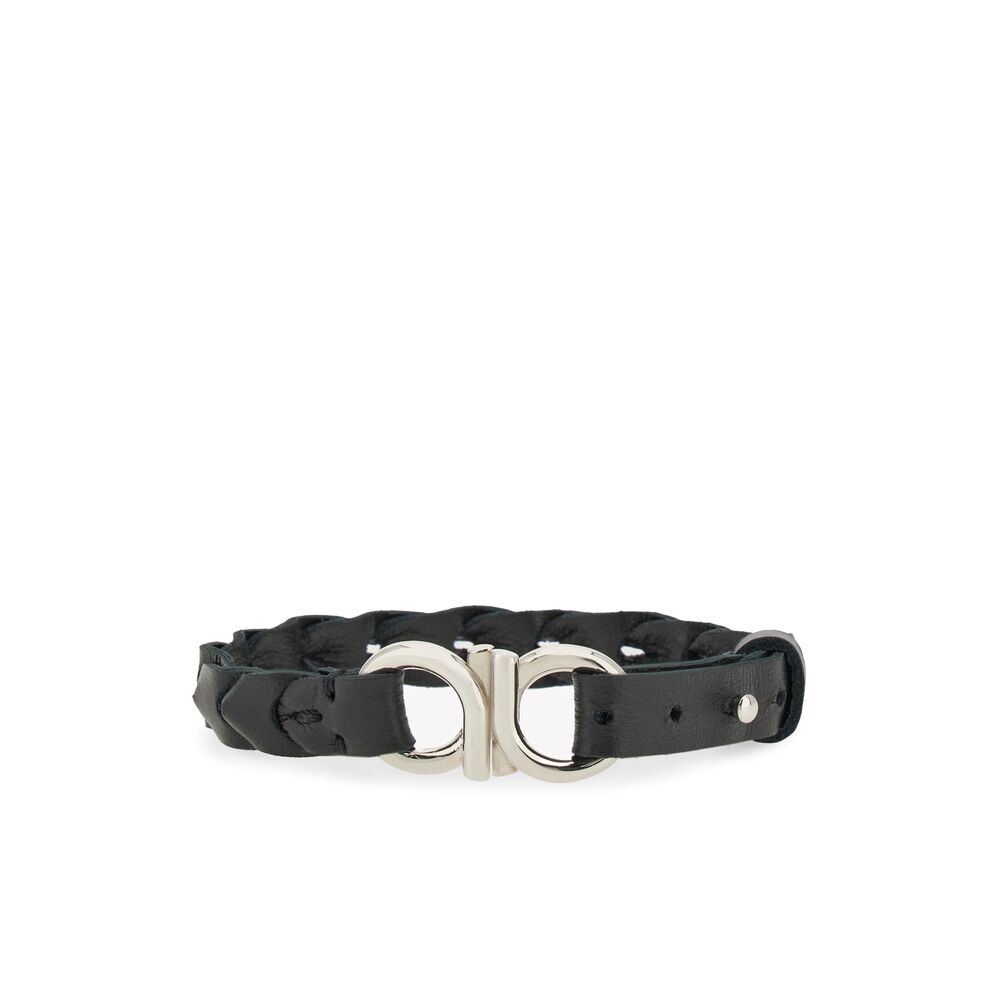 Ferragamo Black Bracelets Men FERRAGAMO