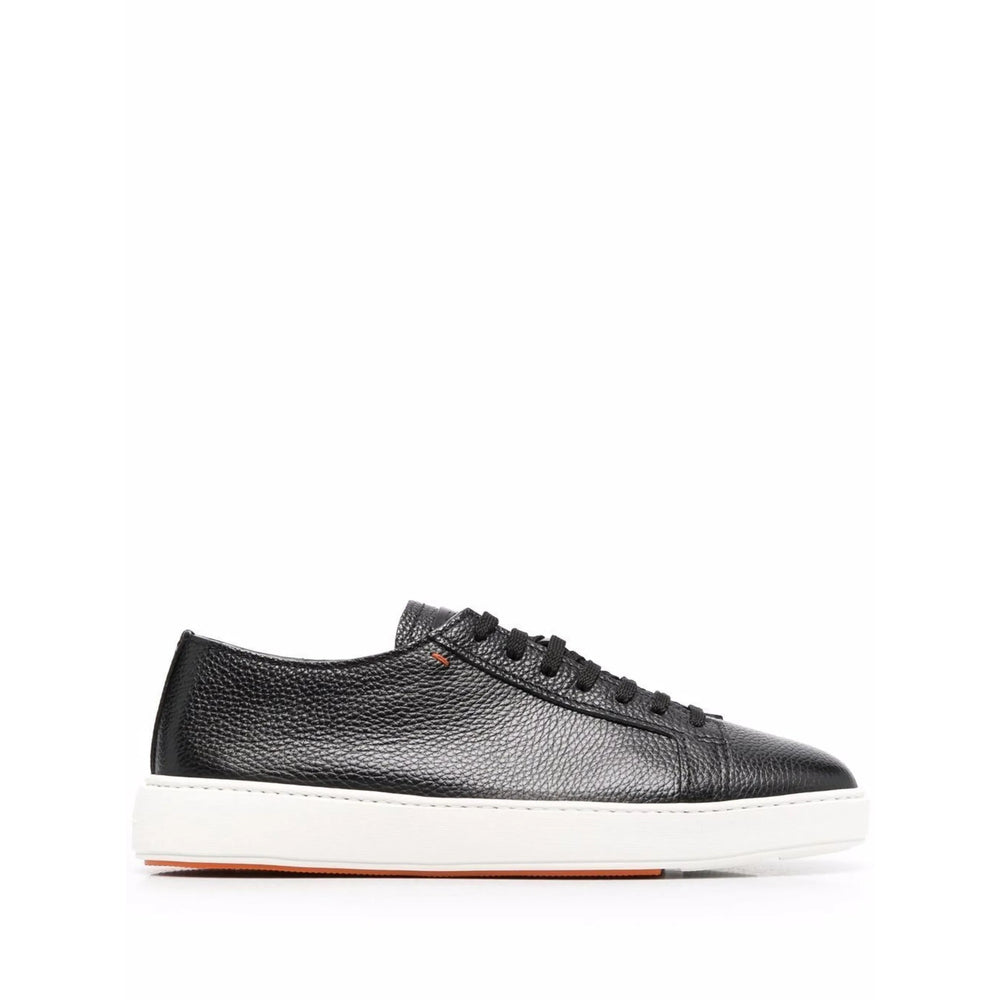 Santoni Black Trainers - Low-Tops Men SANTONI