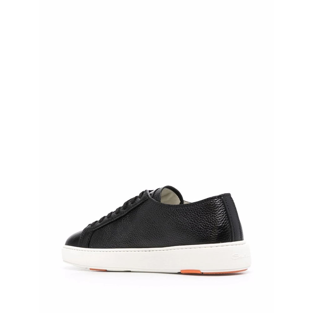 Santoni Black Trainers - Low-Tops Men SANTONI
