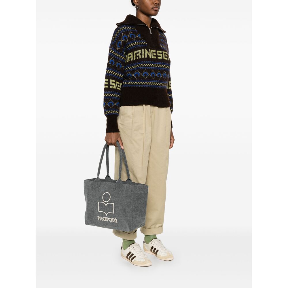 Isabel Marant Grey Tote Bags Women ISABEL MARANT