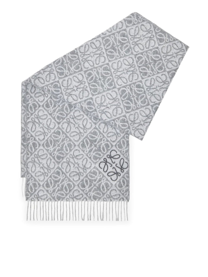 Loewe Women Anagram Wool And Cashmere Scarf LOEWE