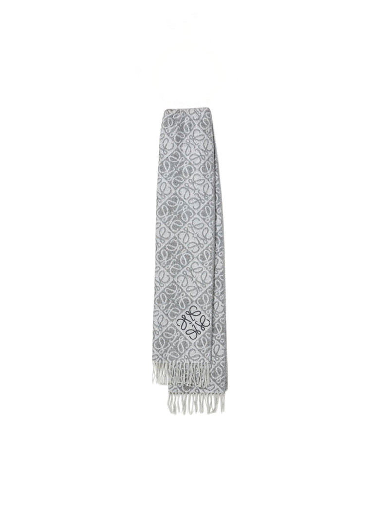 Loewe Women Anagram Wool And Cashmere Scarf LOEWE