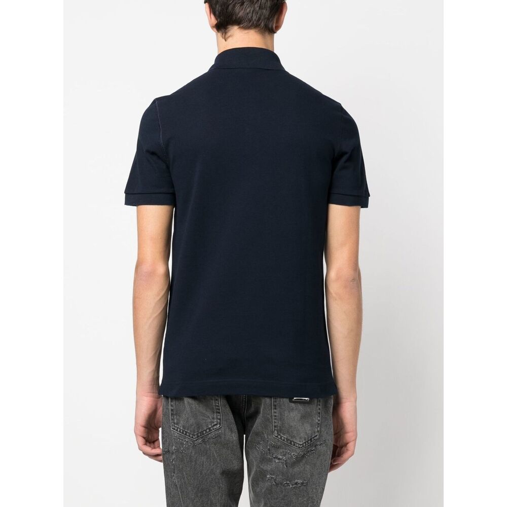 Dolce & Gabbana Blue Polo Shirts Men DOLCE & GABBANA