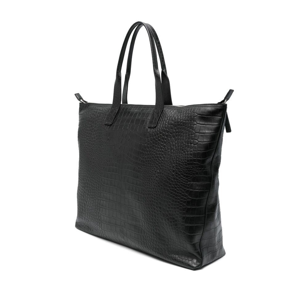 Dolce & Gabbana Black Tote Bags Men DOLCE & GABBANA