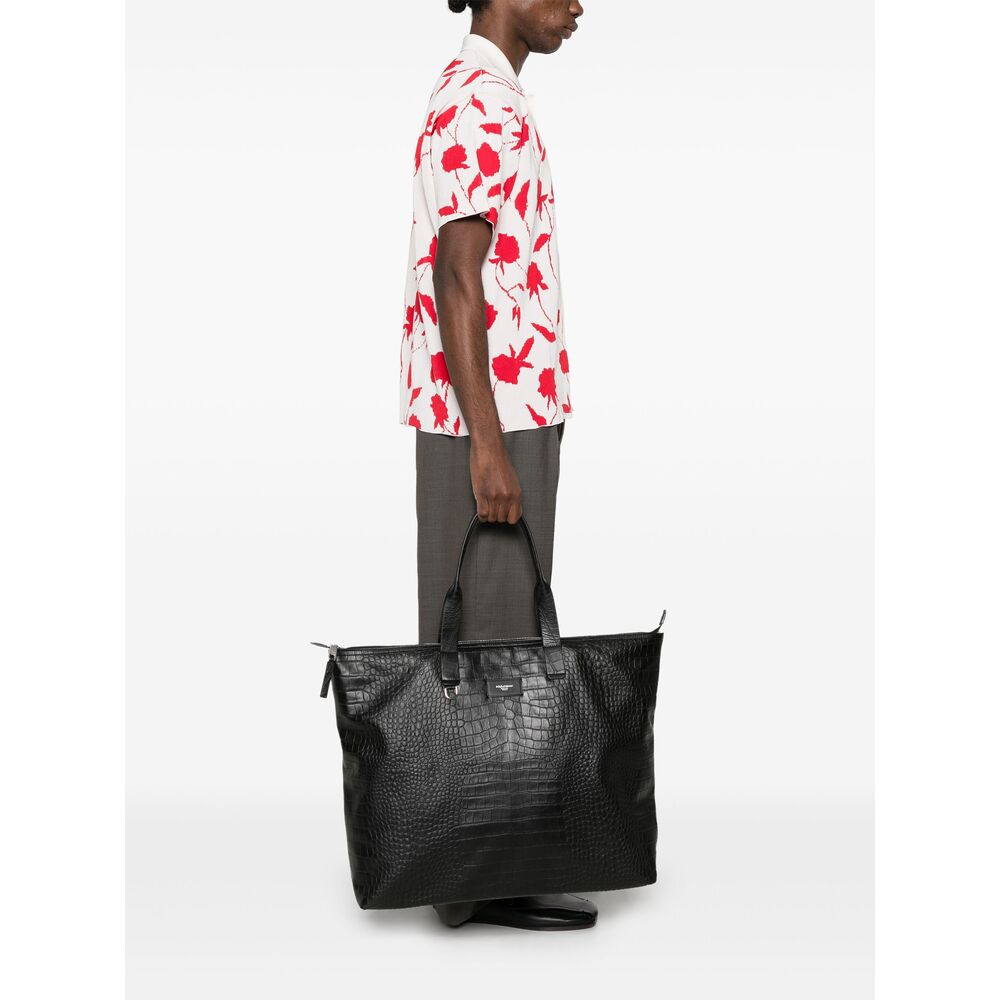 Dolce & Gabbana Black Tote Bags Men DOLCE & GABBANA