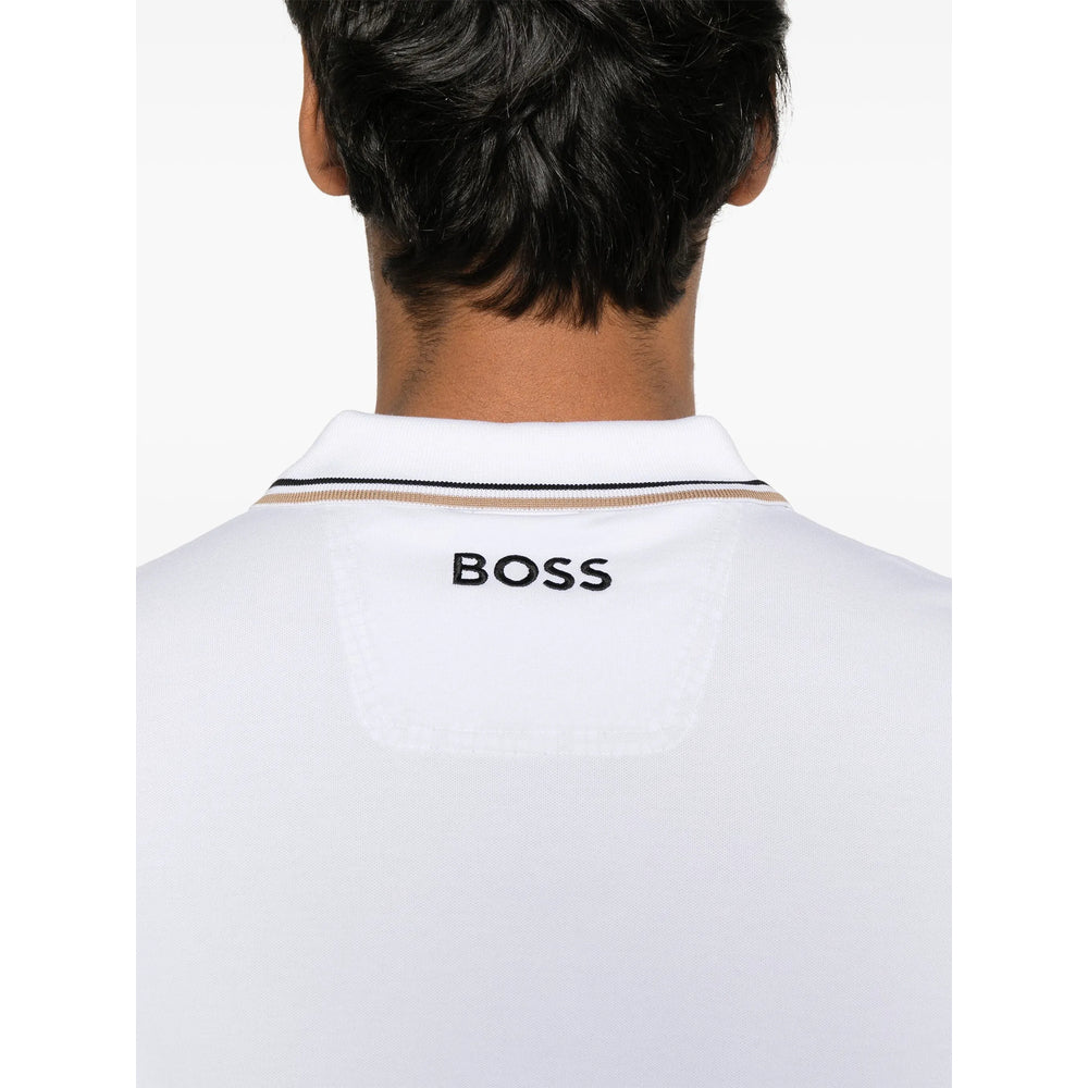 Boss White Polo Shirts Men BOSS