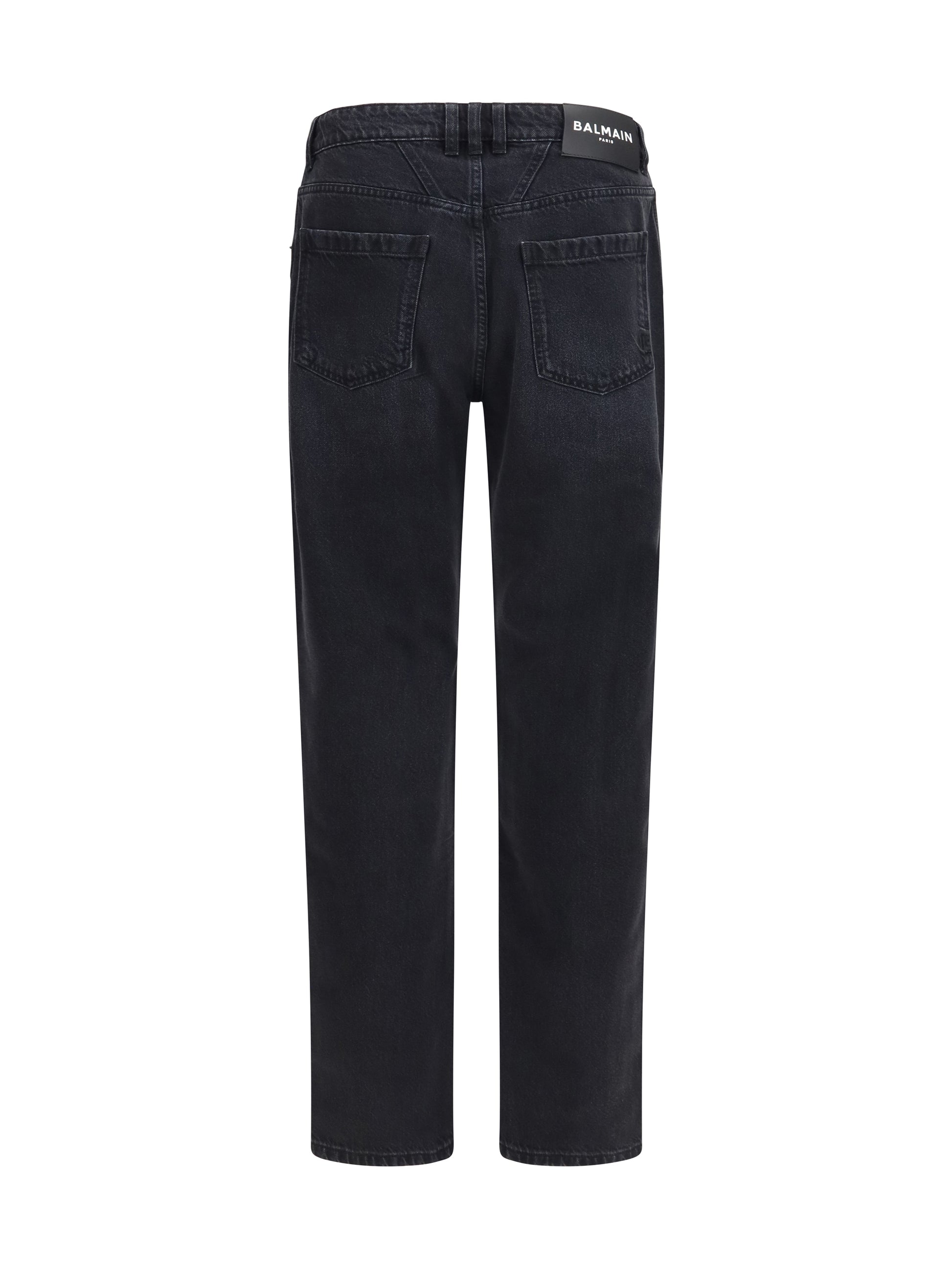 Balmain Men Straight-Leg Denim Jeans BALMAIN