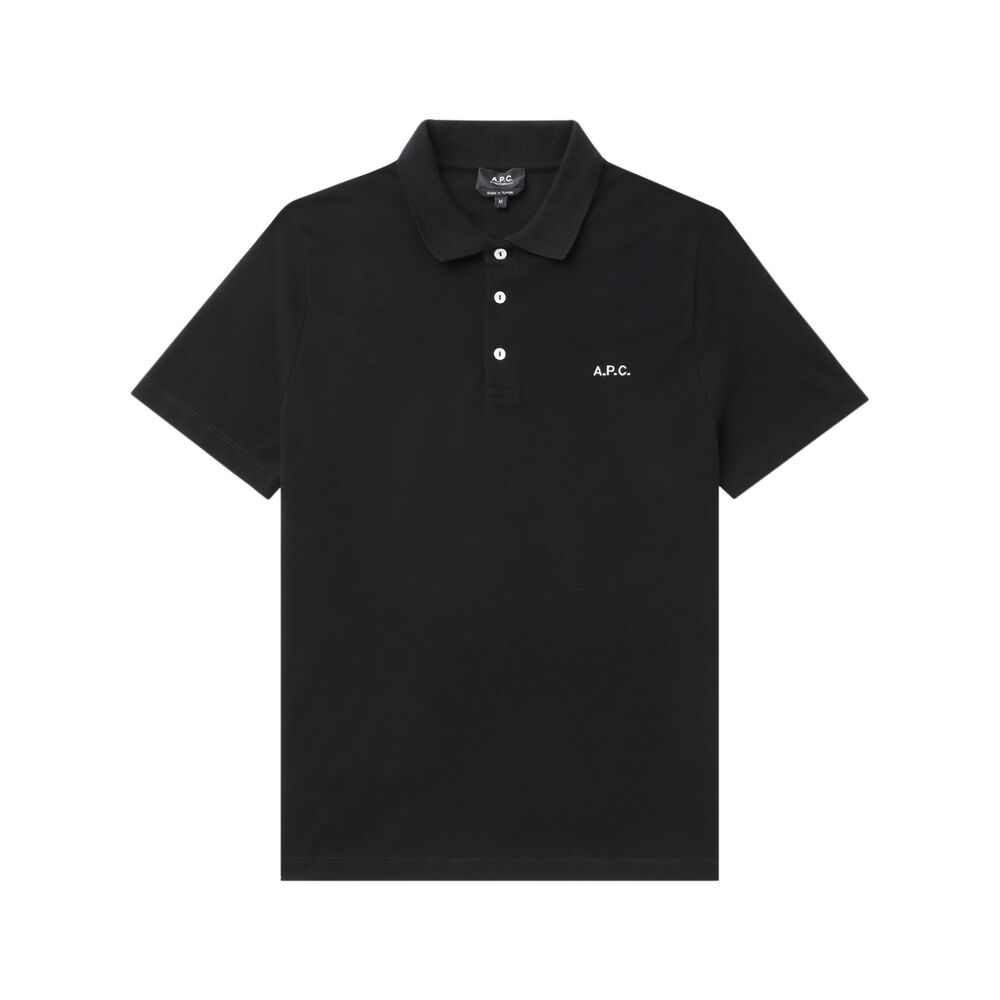 A.P.C. Black Polo Shirts Men A.P.C.