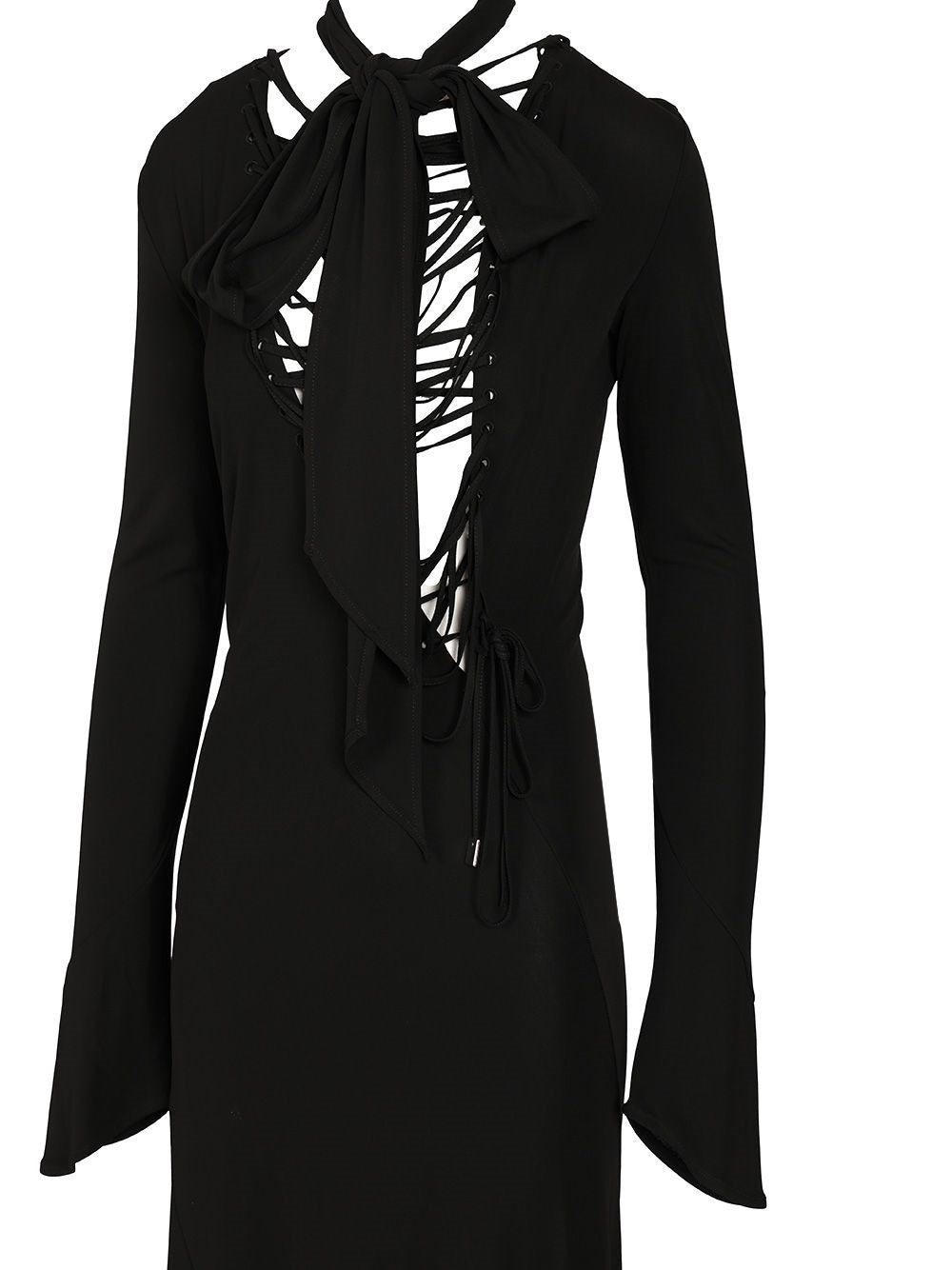 The Attico Women Crepe Midi Dress THE ATTICO
