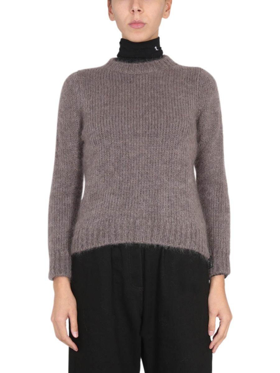 Raf Simons Women Mohair Crewneck Sweater RAF SIMONS