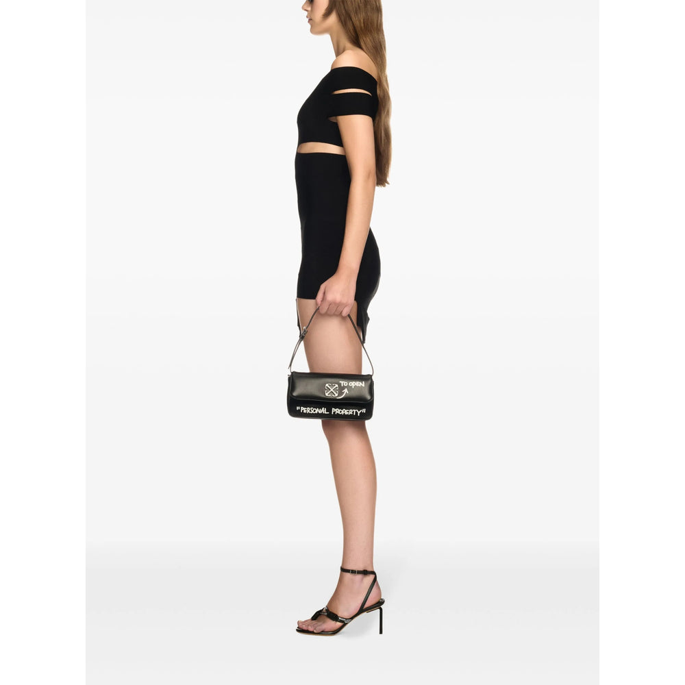 Off-White Black Shoulder Bags Women OFF-WHITE