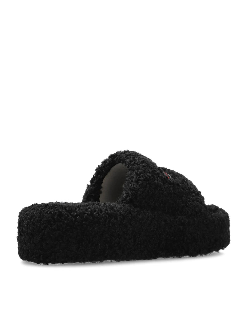 Balenciaga Women Balenciaga Women Slippers Platform In Shearling BALENCIAGA