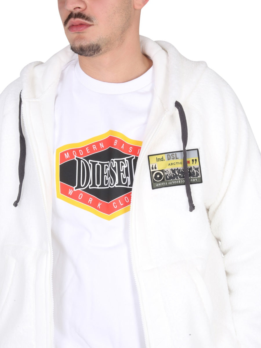 Diesel Men Sweatshirt With Logo DIESEL