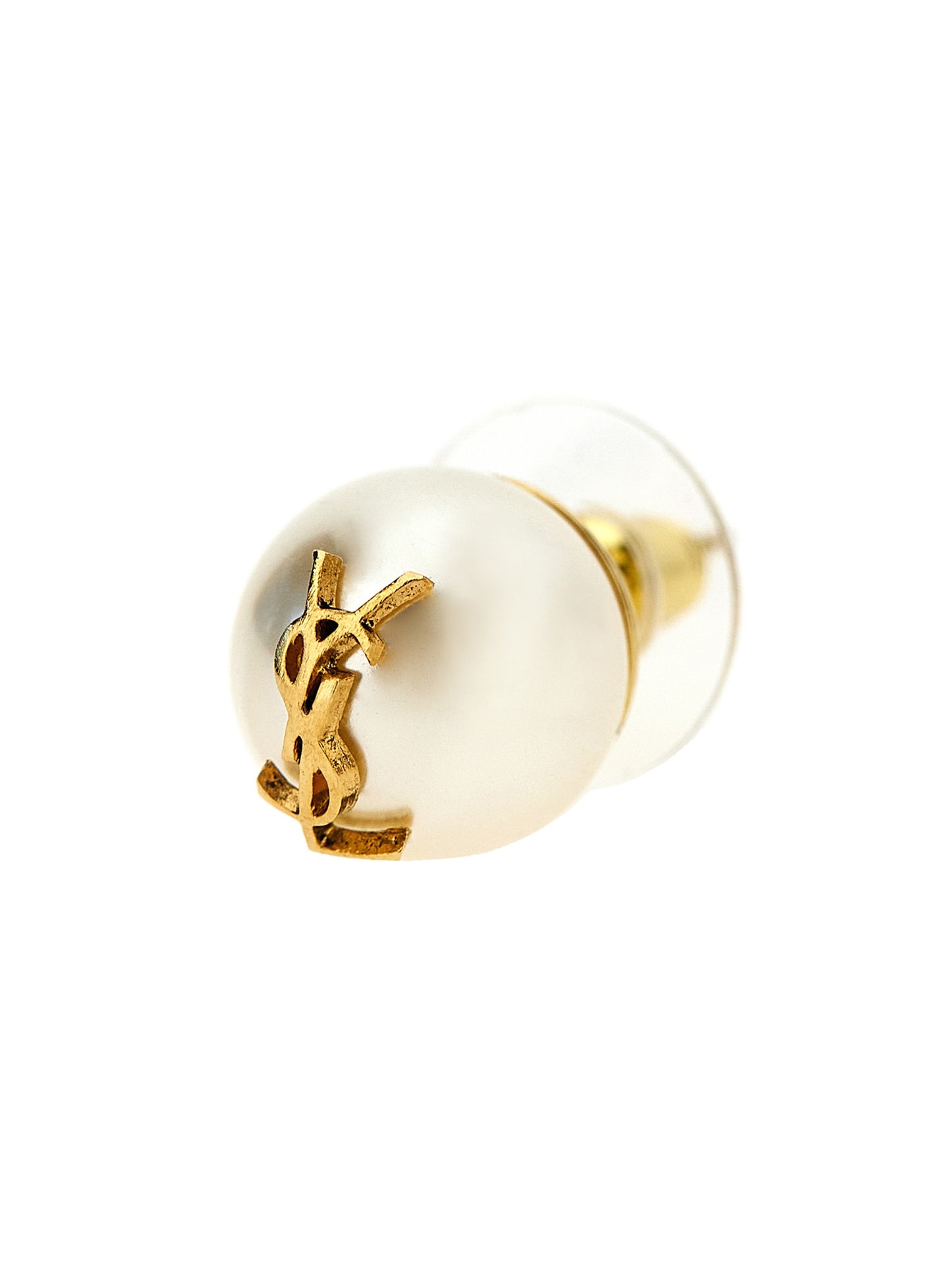 Saint Laurent Women 'Asymetrique Perle’ Earrings SAINT LAURENT