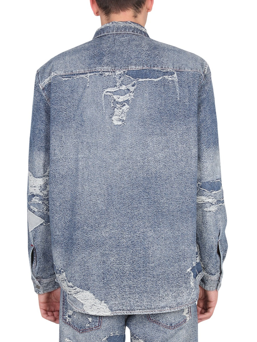 Diesel Men Jean Shirt DIESEL