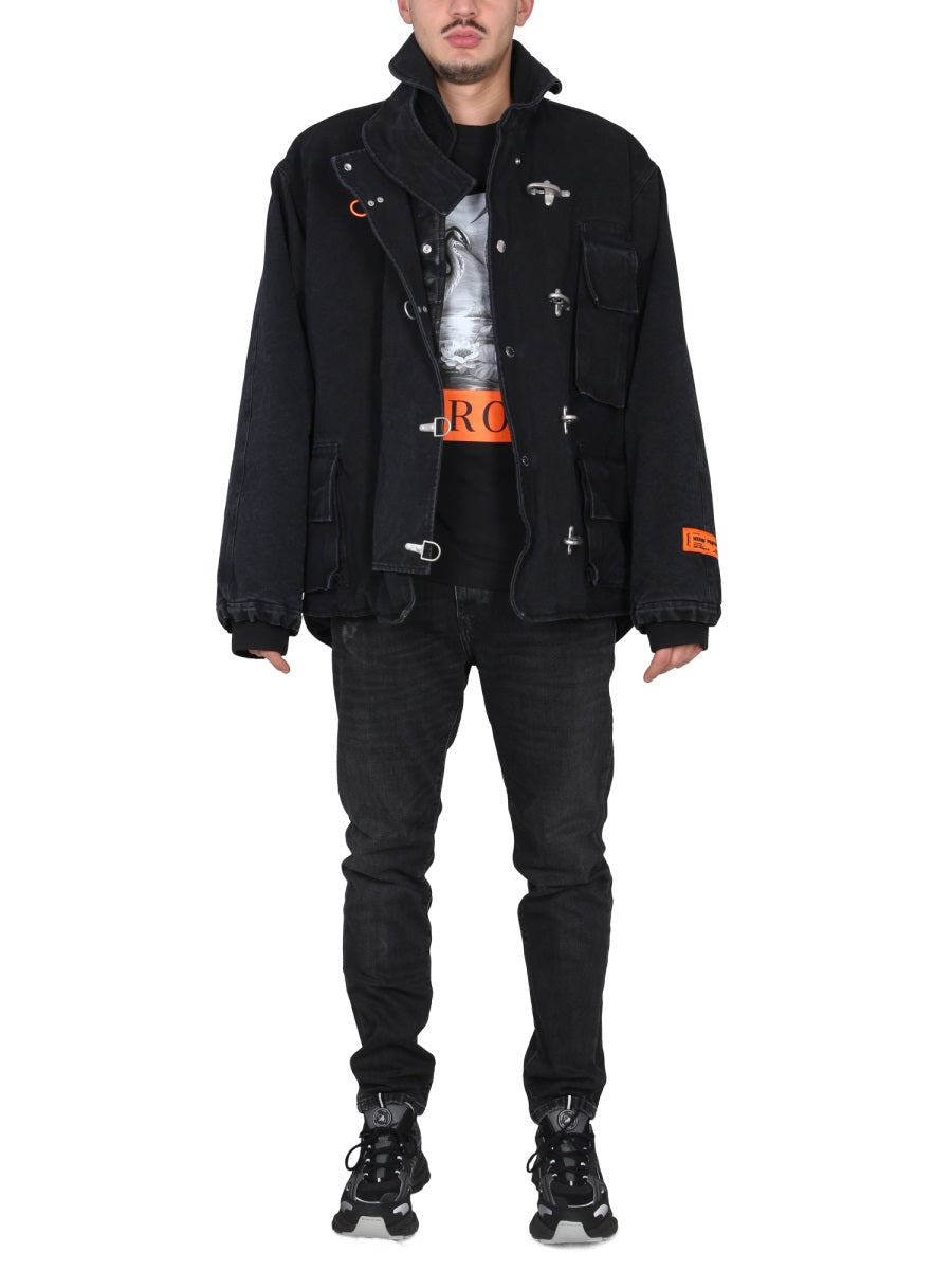 Heron Preston Men Canvas Jacket HERON PRESTON