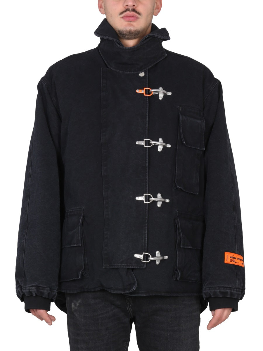 Heron Preston Men Canvas Jacket HERON PRESTON