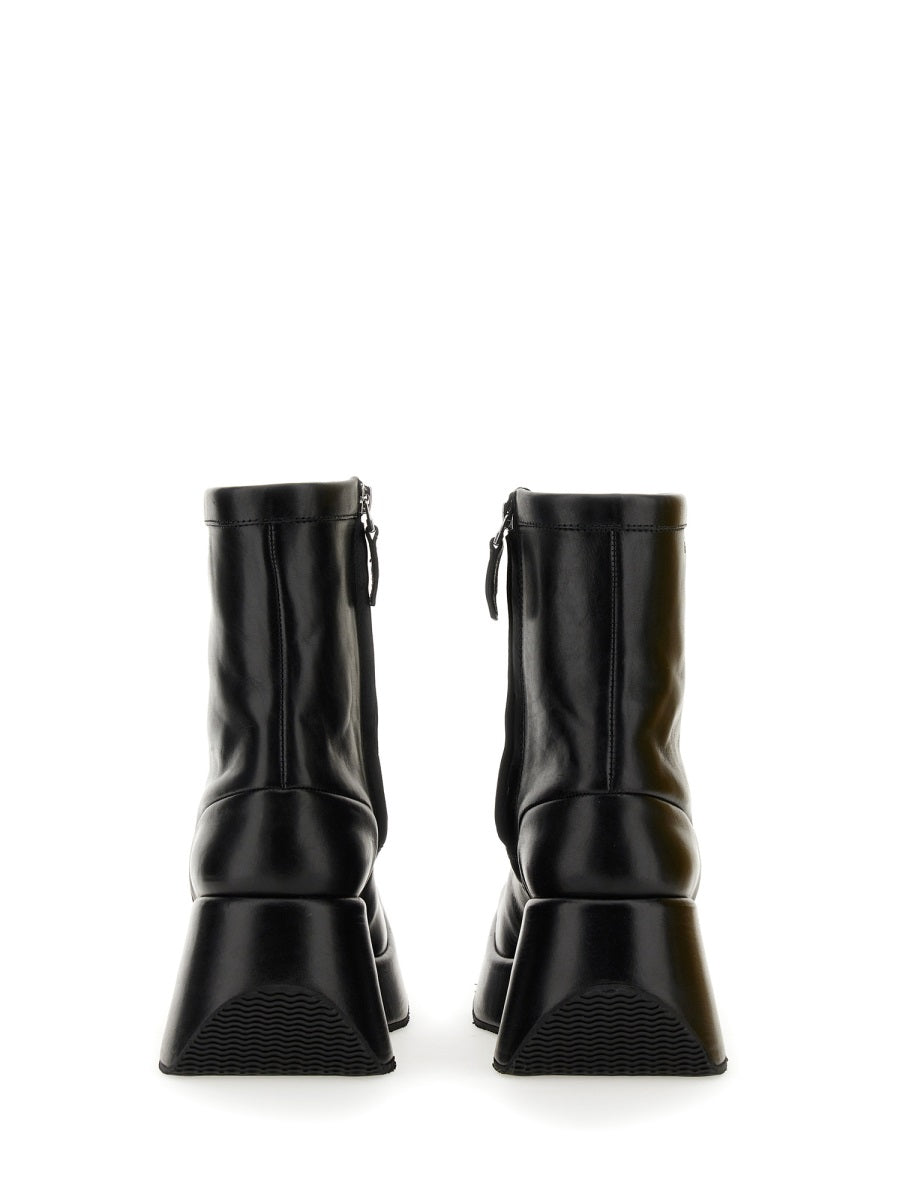 Raf Simons Women Ankle Boot With Square Toe RAF SIMONS