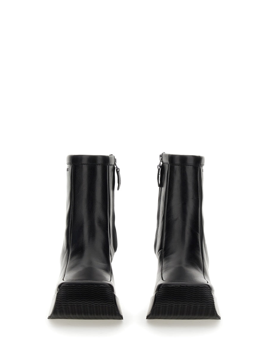 Raf Simons Women Ankle Boot With Square Toe RAF SIMONS