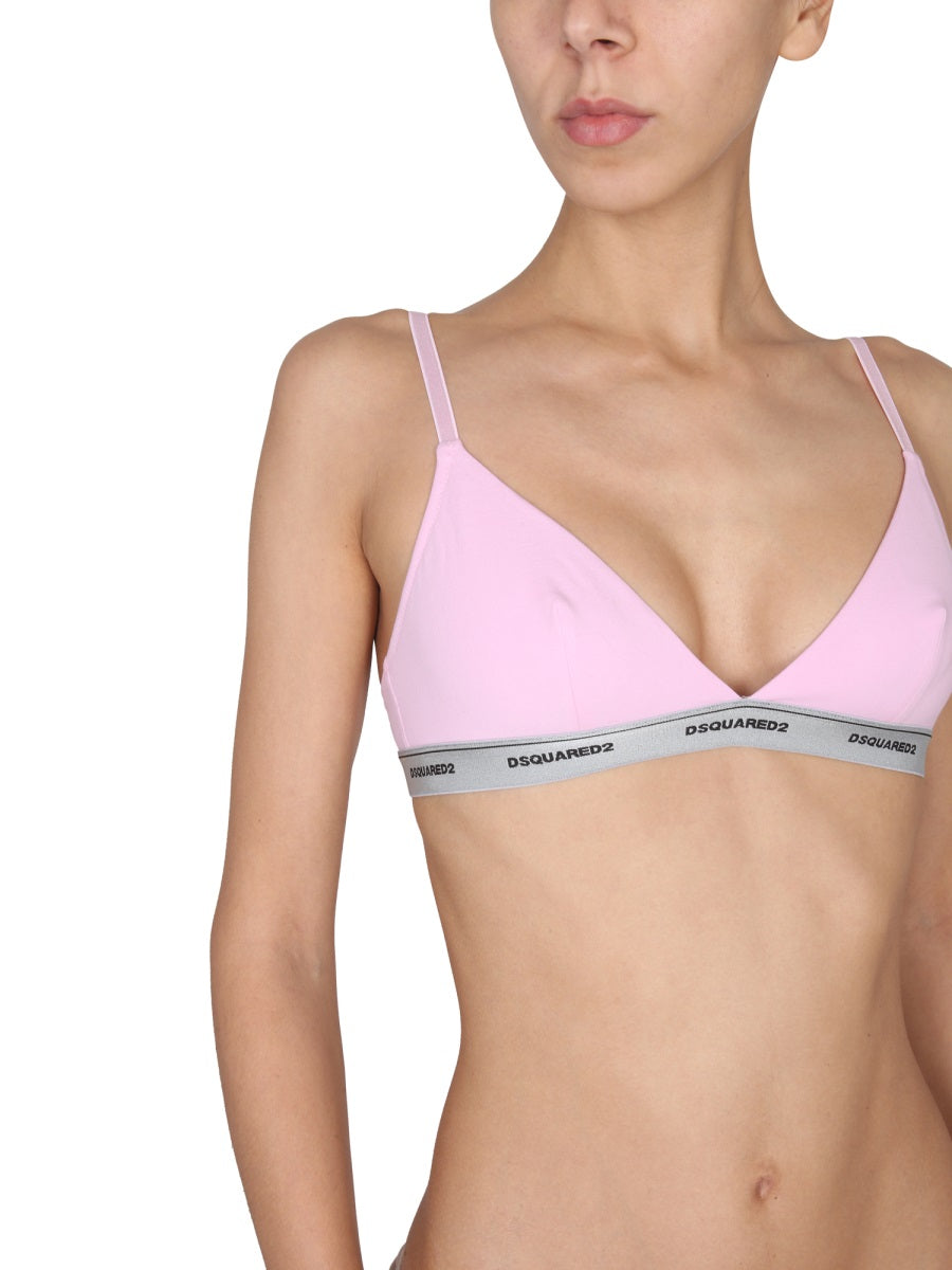Dsquared Women Bralette With Logo DSQUARED2