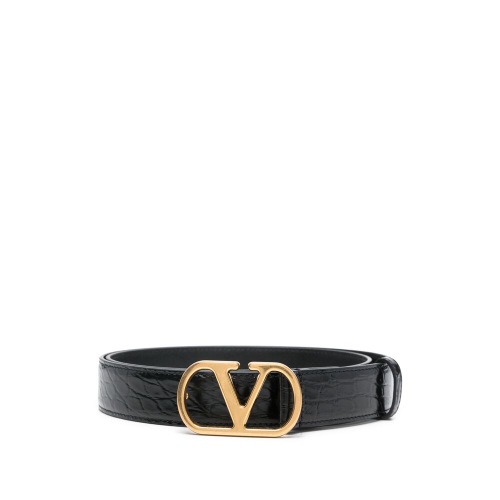 Valentino Garavani Black Belts Men VALENTINO GARAVANI