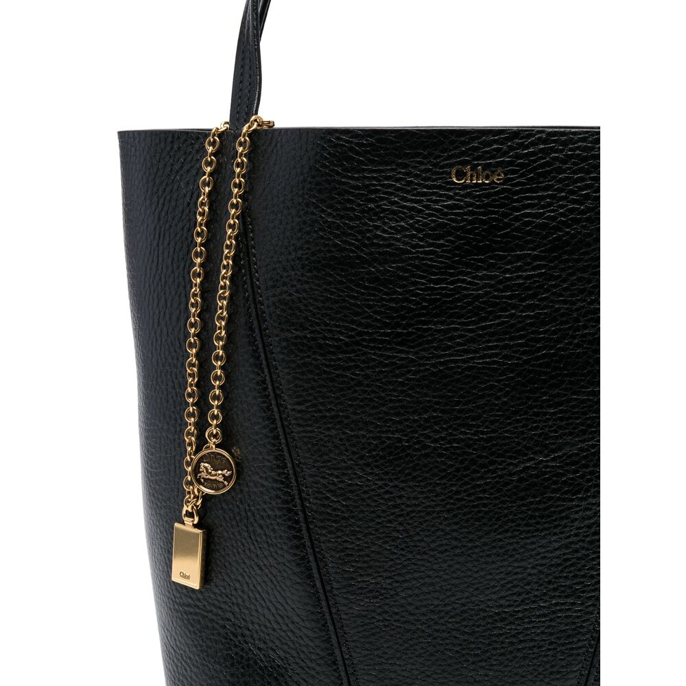 Chloé Black Tote Bags Women CHLOE
