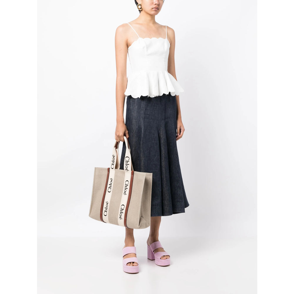 Chloé Neutrals Beach Bags Women CHLOE