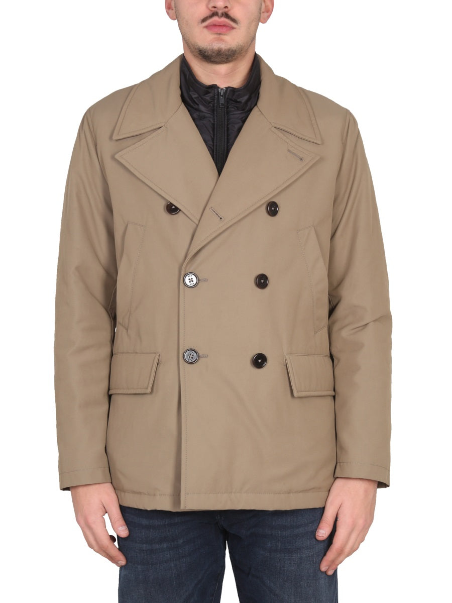 Fay Men "Peacot Double Front" Coat FAY