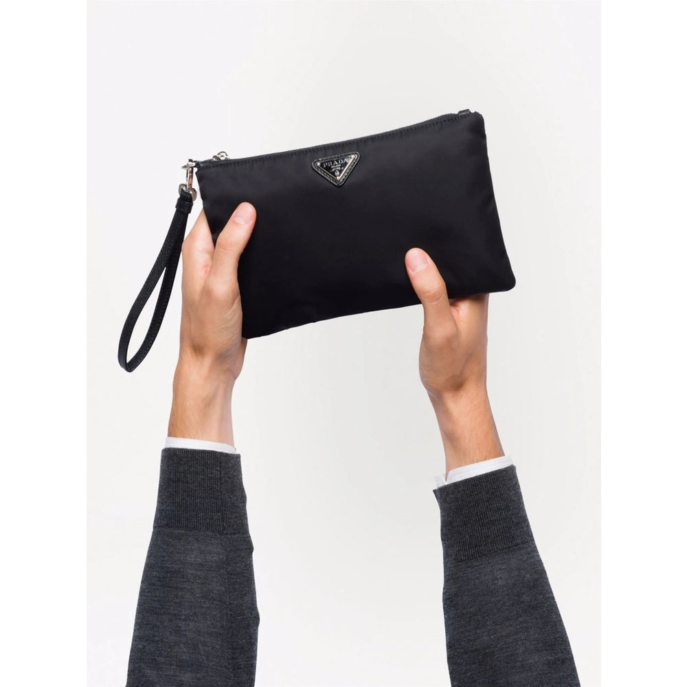 Prada Black Wash Bags Men PRADA