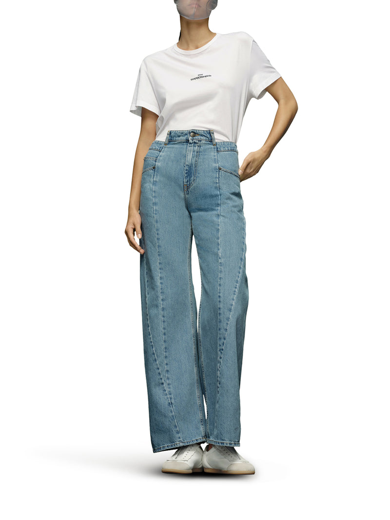 Maison Margiela Women Denim Jeans With Cut-Out Detail MAISON MARGIELA