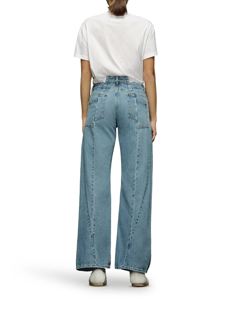 Maison Margiela Women Denim Jeans With Cut-Out Detail MAISON MARGIELA
