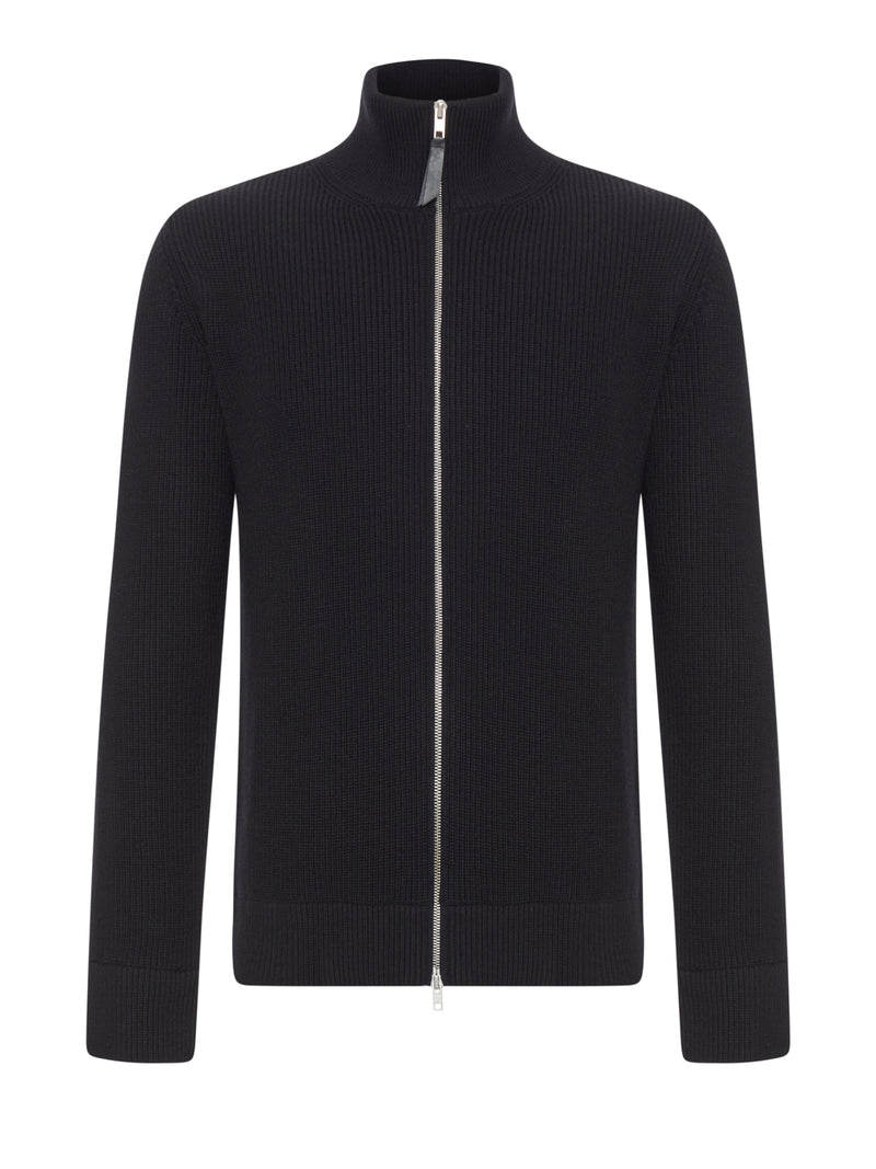 Maison Margiela Men Jersey Knit Cardigan With Zip MAISON MARGIELA