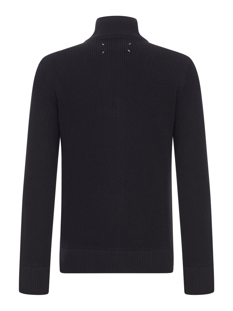 Maison Margiela Men Jersey Knit Cardigan With Zip MAISON MARGIELA