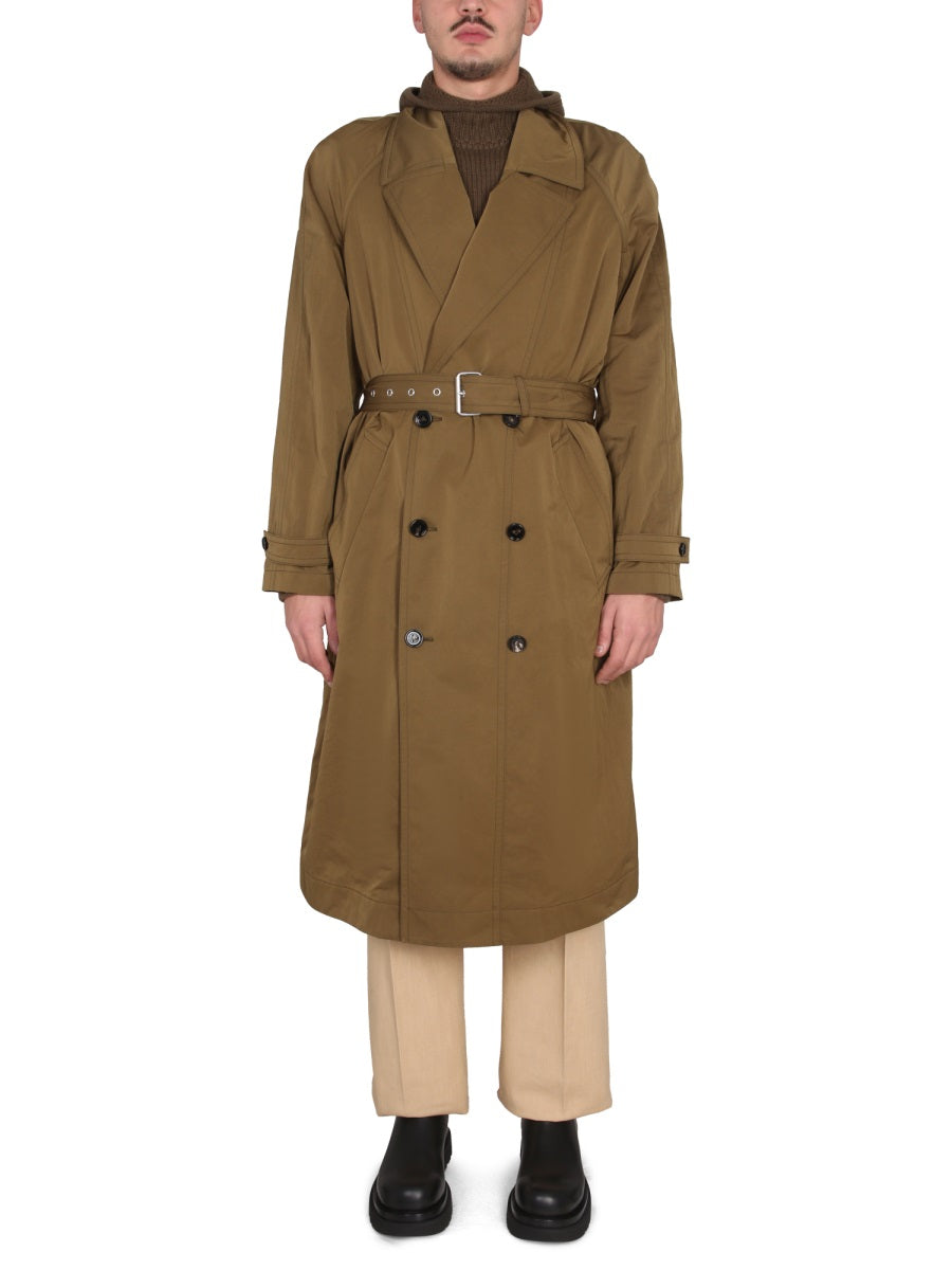 Bottega Veneta Men Nylon Folding Trench Coat BOTTEGA VENETA