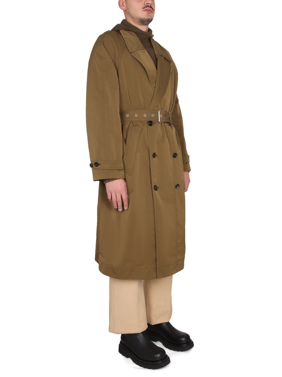 Bottega Veneta Men Nylon Folding Trench Coat BOTTEGA VENETA
