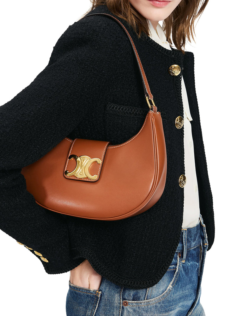 Celine Women Medium Ava Triomphe Bag In Smooth Calf Leather CELINE