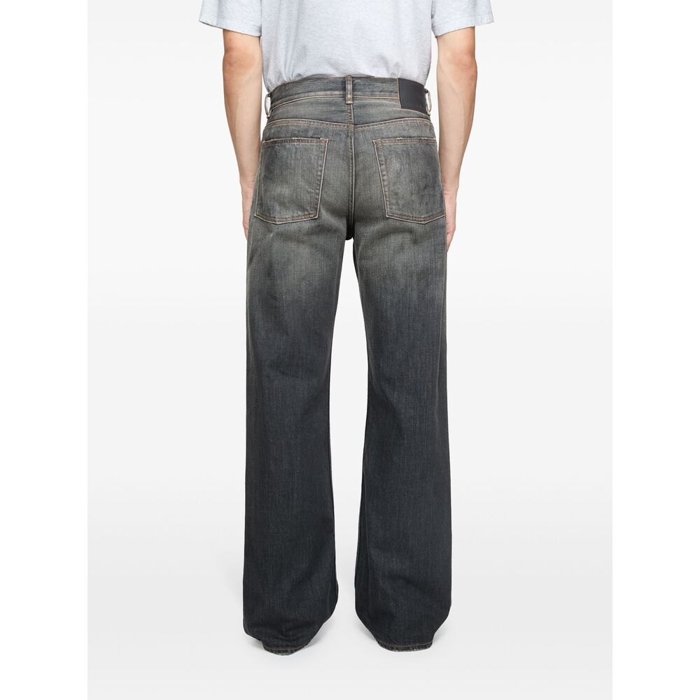 Acne Studios Black Denim - Loose-Fit Jeans Men