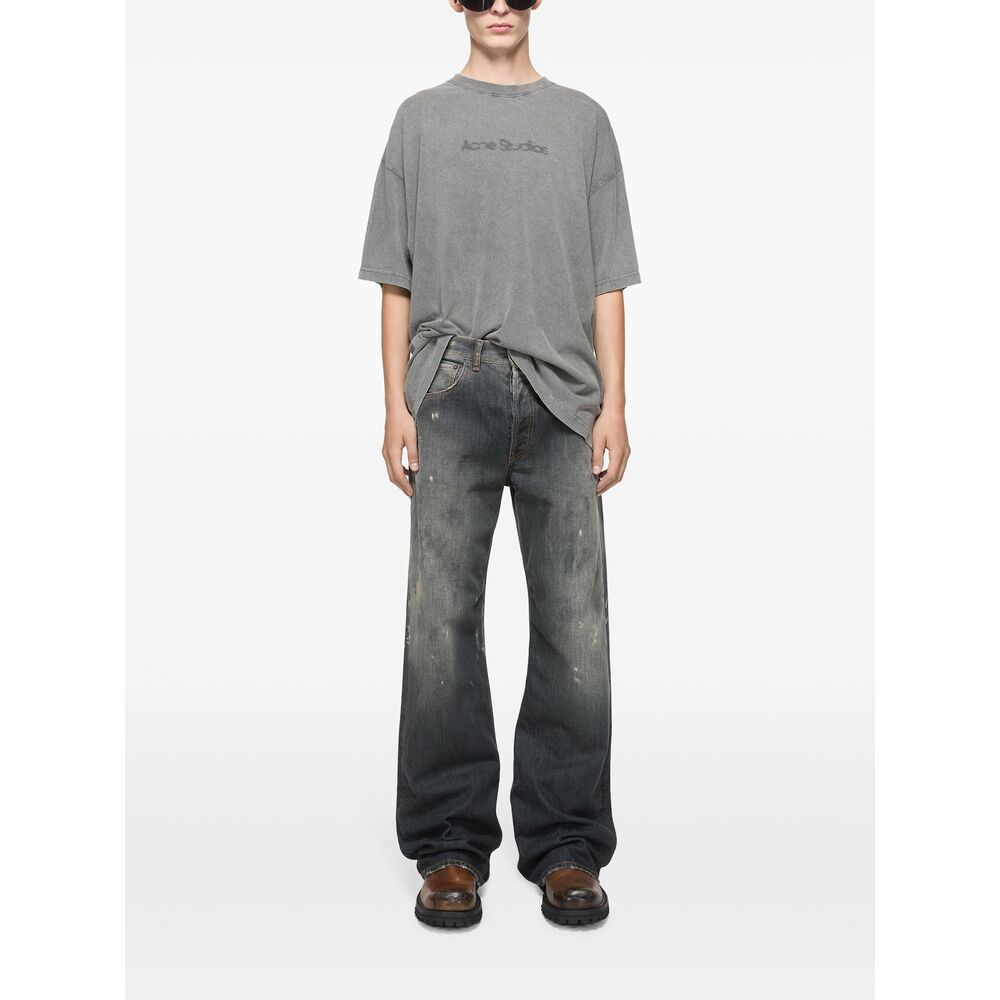 Acne Studios Black Denim - Loose-Fit Jeans Men