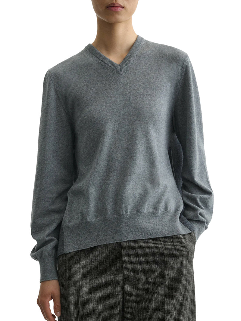 Phoebe Philo Women V-Neck Back Wool Sweater PHOEBE PHILO