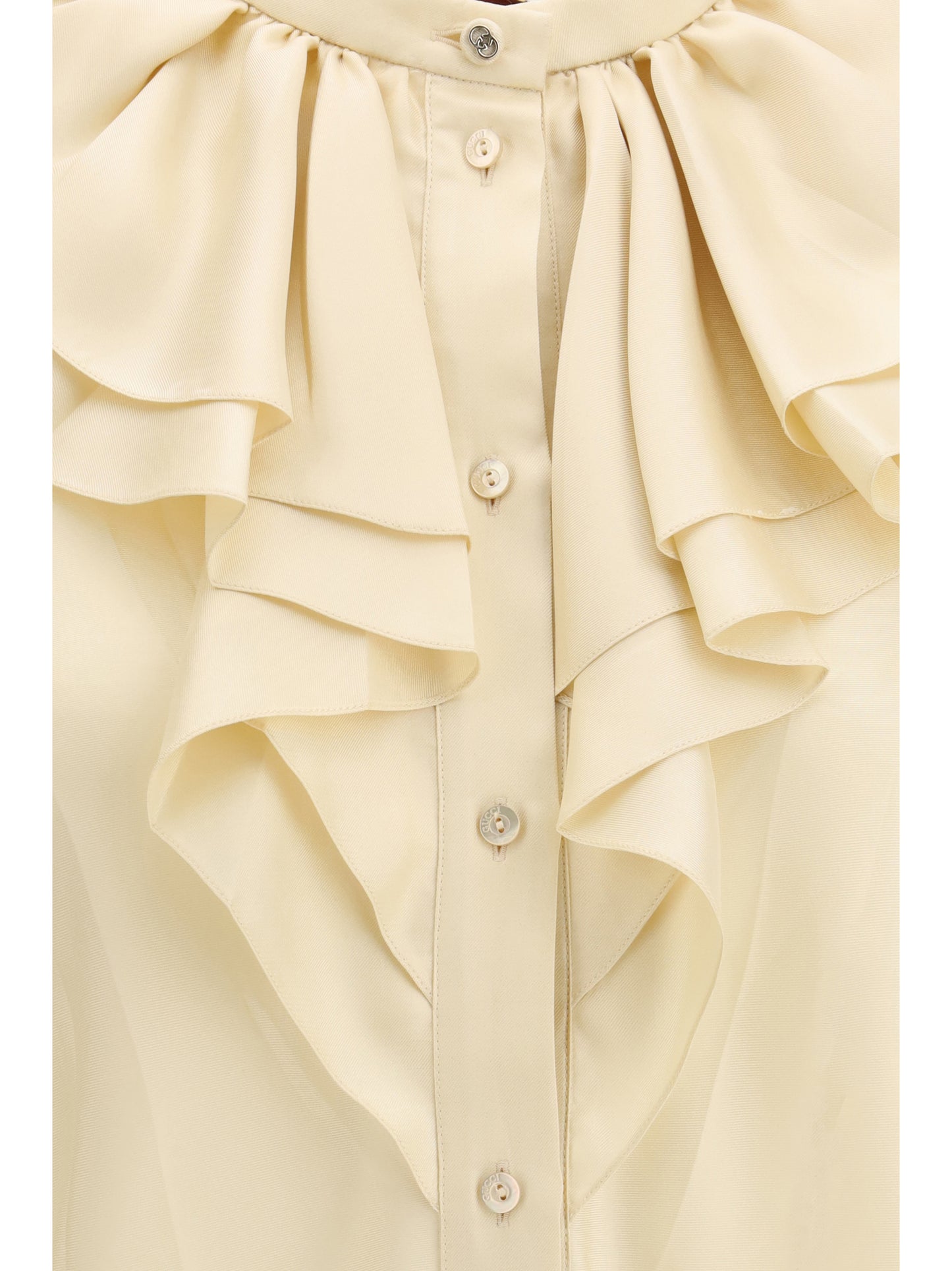Gucci Women Silk Twill Shirt GUCCI