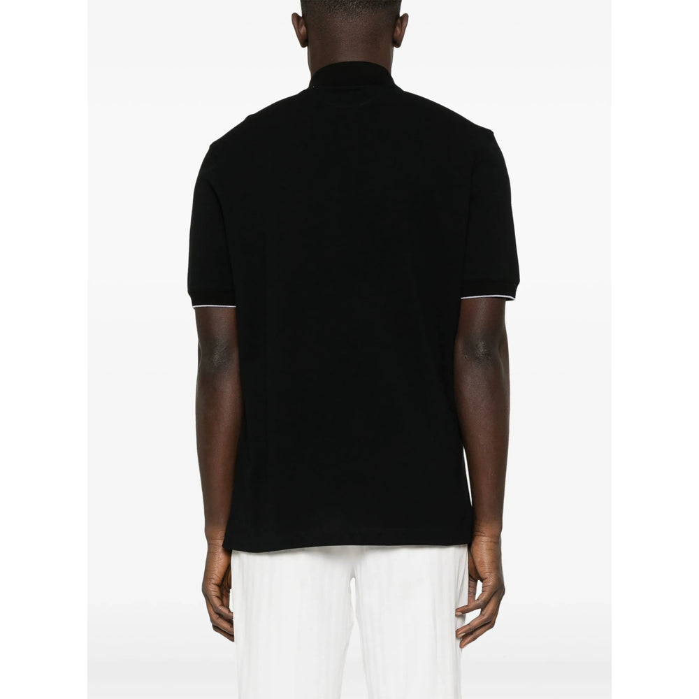 Brunello Cucinelli Black Polo Shirts Men BRUNELLO CUCINELLI