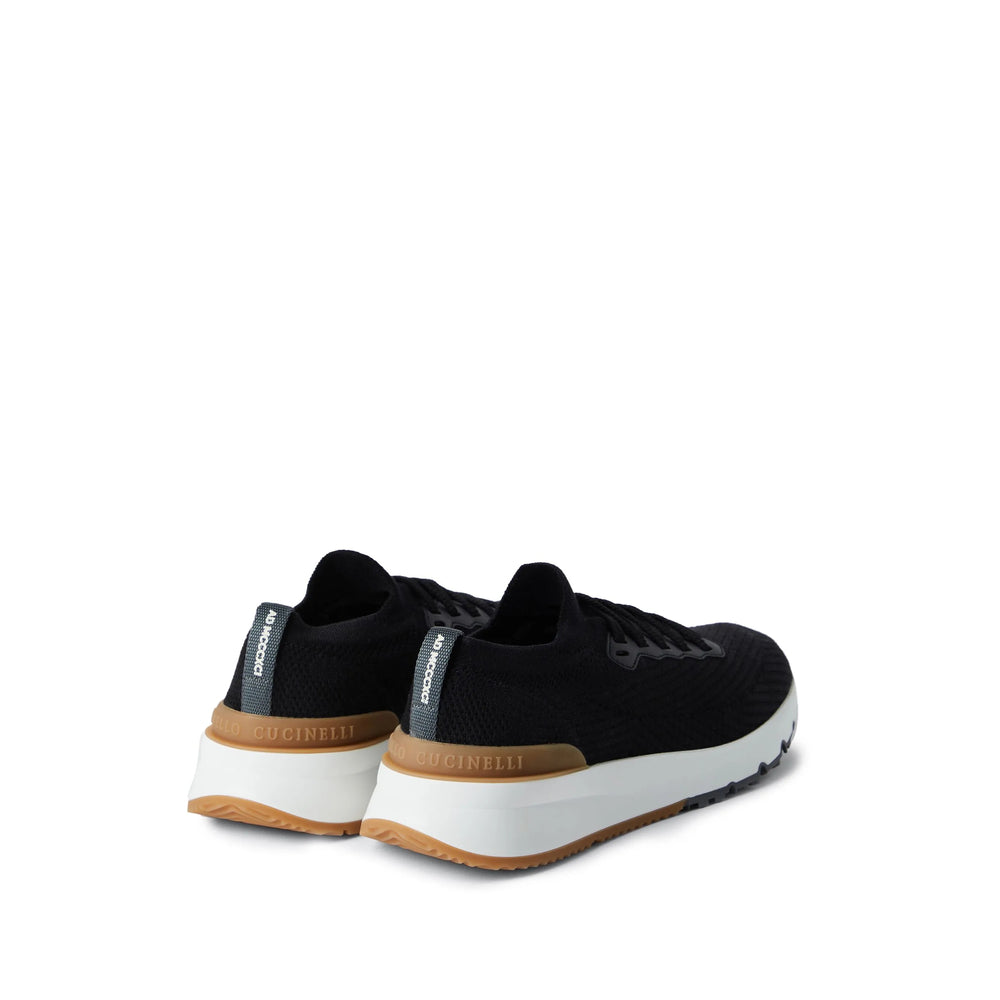 Brunello Cucinelli Black Trainers - Low-Tops Men BRUNELLO CUCINELLI