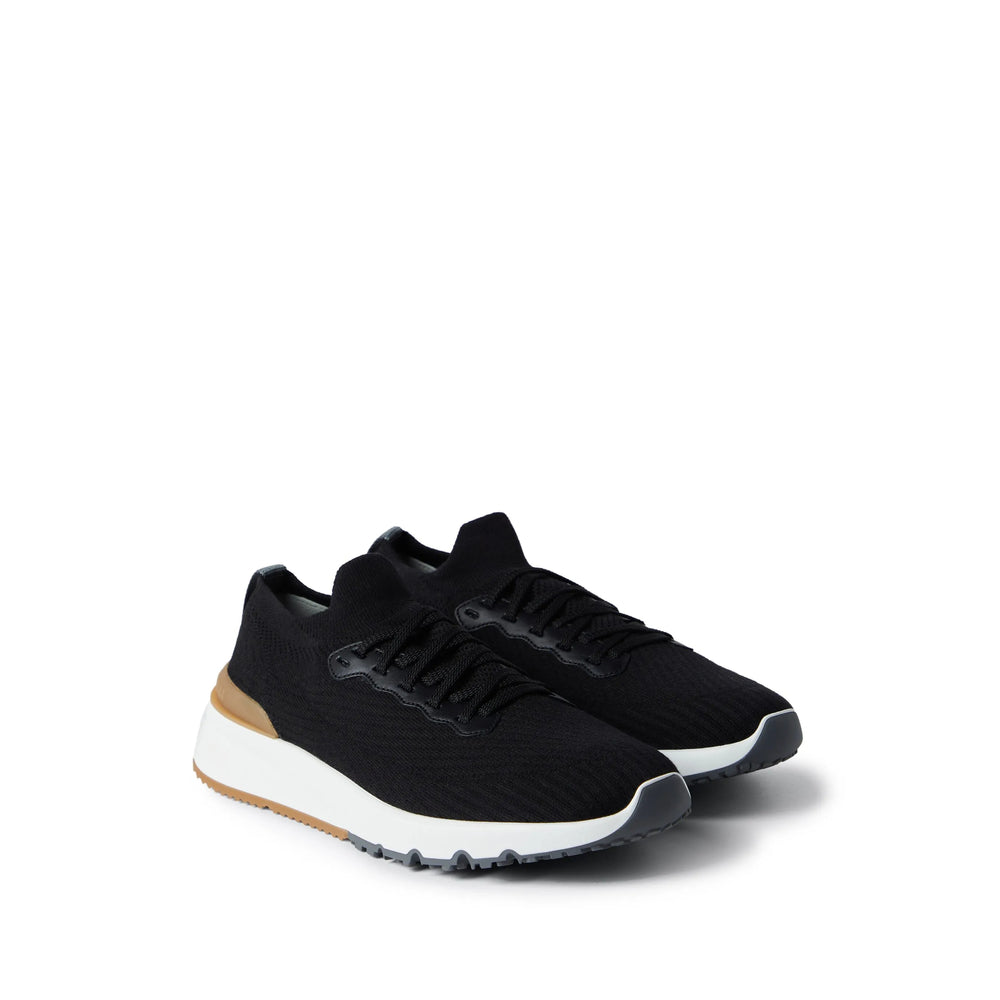 Brunello Cucinelli Black Trainers - Low-Tops Men BRUNELLO CUCINELLI