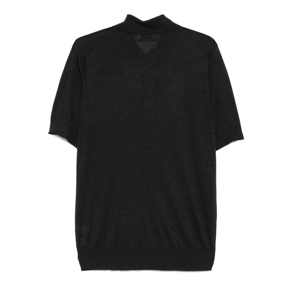 Brunello Cucinelli Grey Polo Shirts Men BRUNELLO CUCINELLI