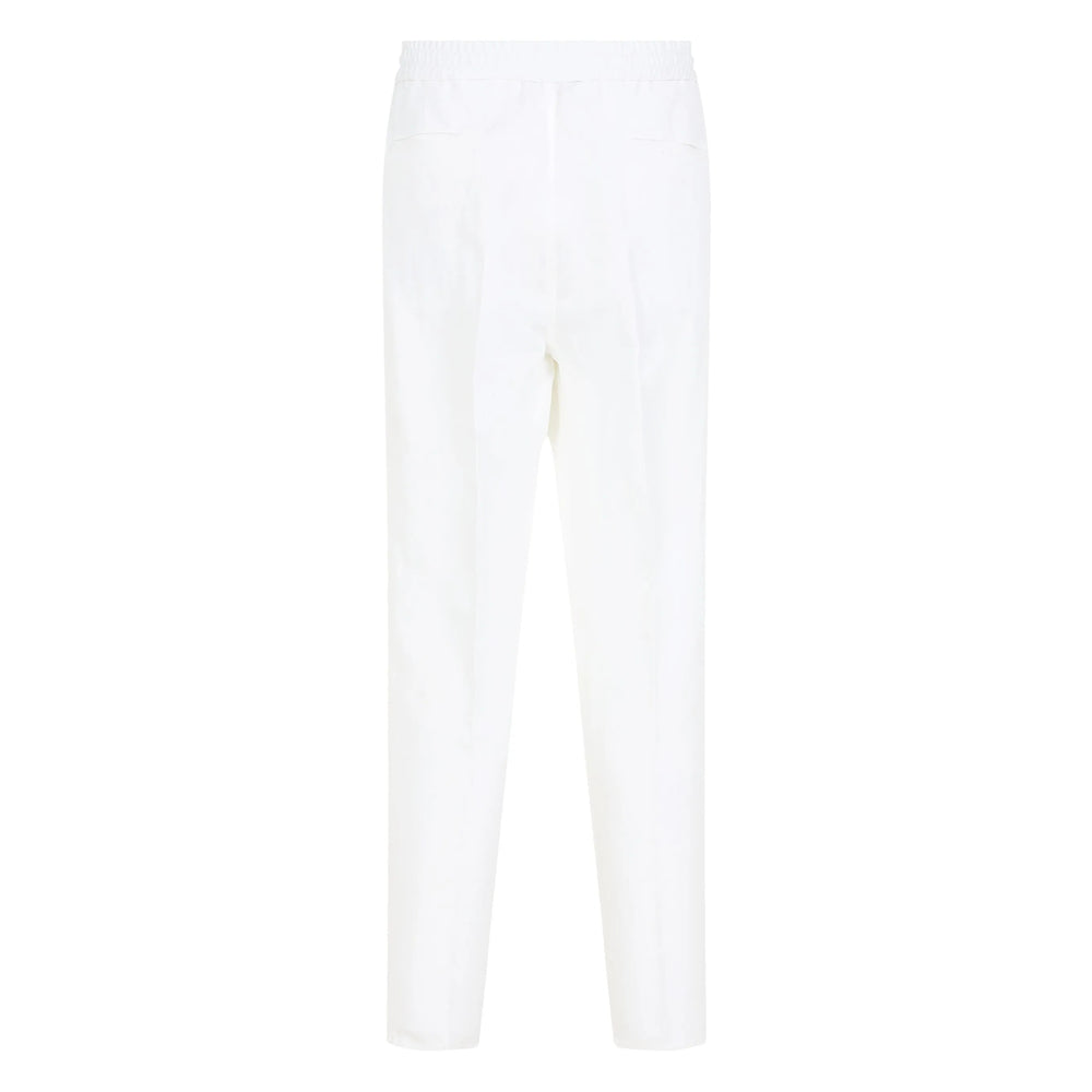 Brunello Cucinelli White Trousers - Tapered Trousers Men BRUNELLO CUCINELLI