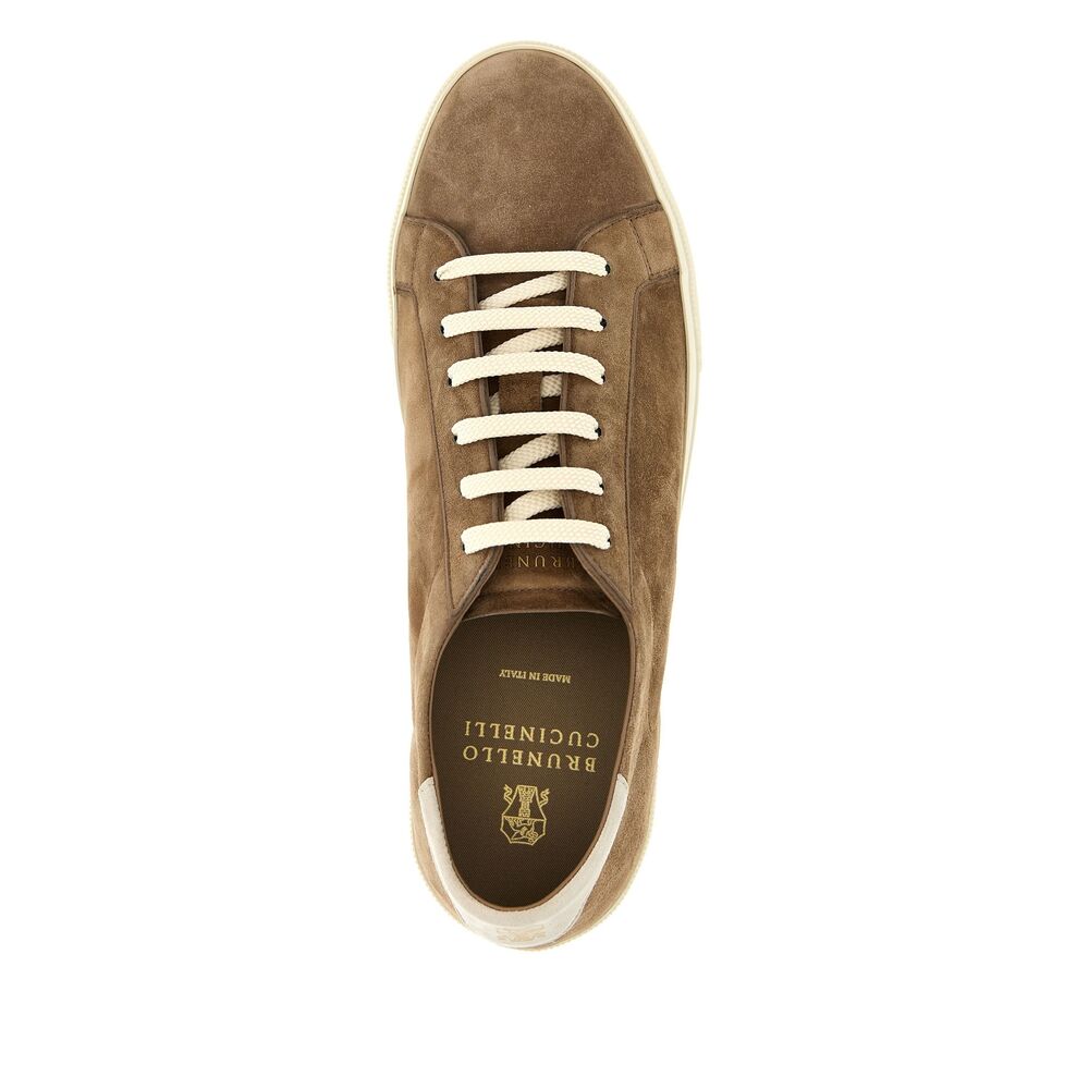 Brunello Cucinelli Brown Trainers - Low-Tops Men BRUNELLO CUCINELLI