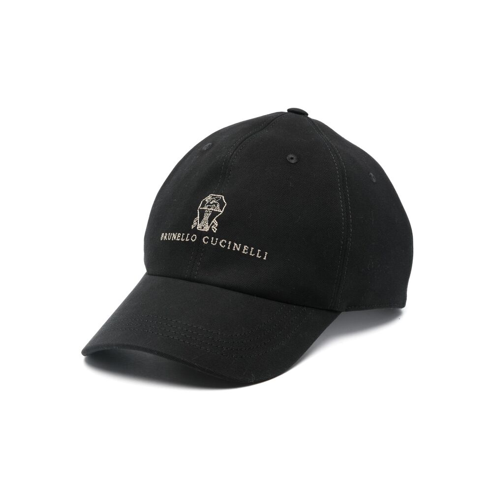 Brunello Cucinelli Black Hats Men BRUNELLO CUCINELLI