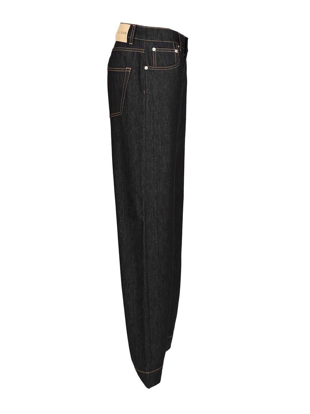 Mcqueen Men Wide Leg Jeans ALEXANDER MCQUEEN