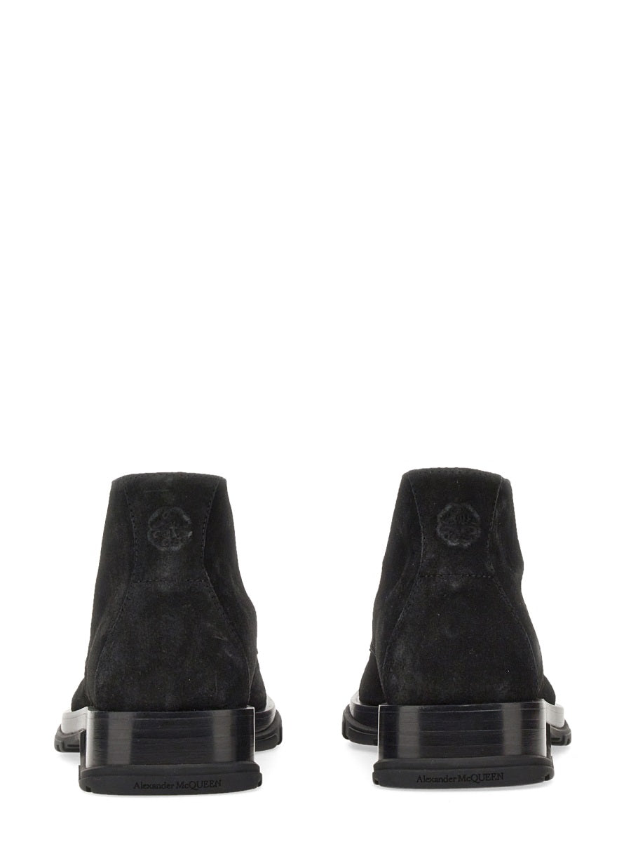 Alexander Mcqueen Men Suede Boot ALEXANDER MCQUEEN